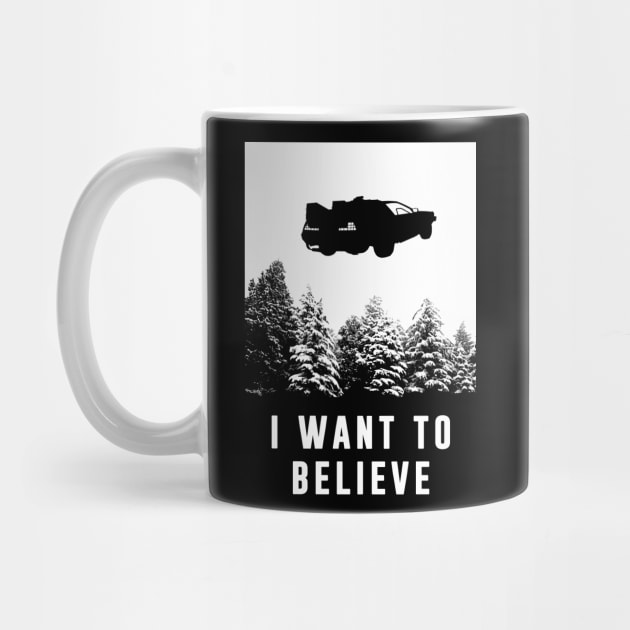 I want to believe Delorean by Meca-artwork